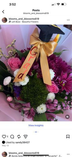 Graduation bouquets