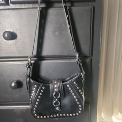 Black Studed Purse 