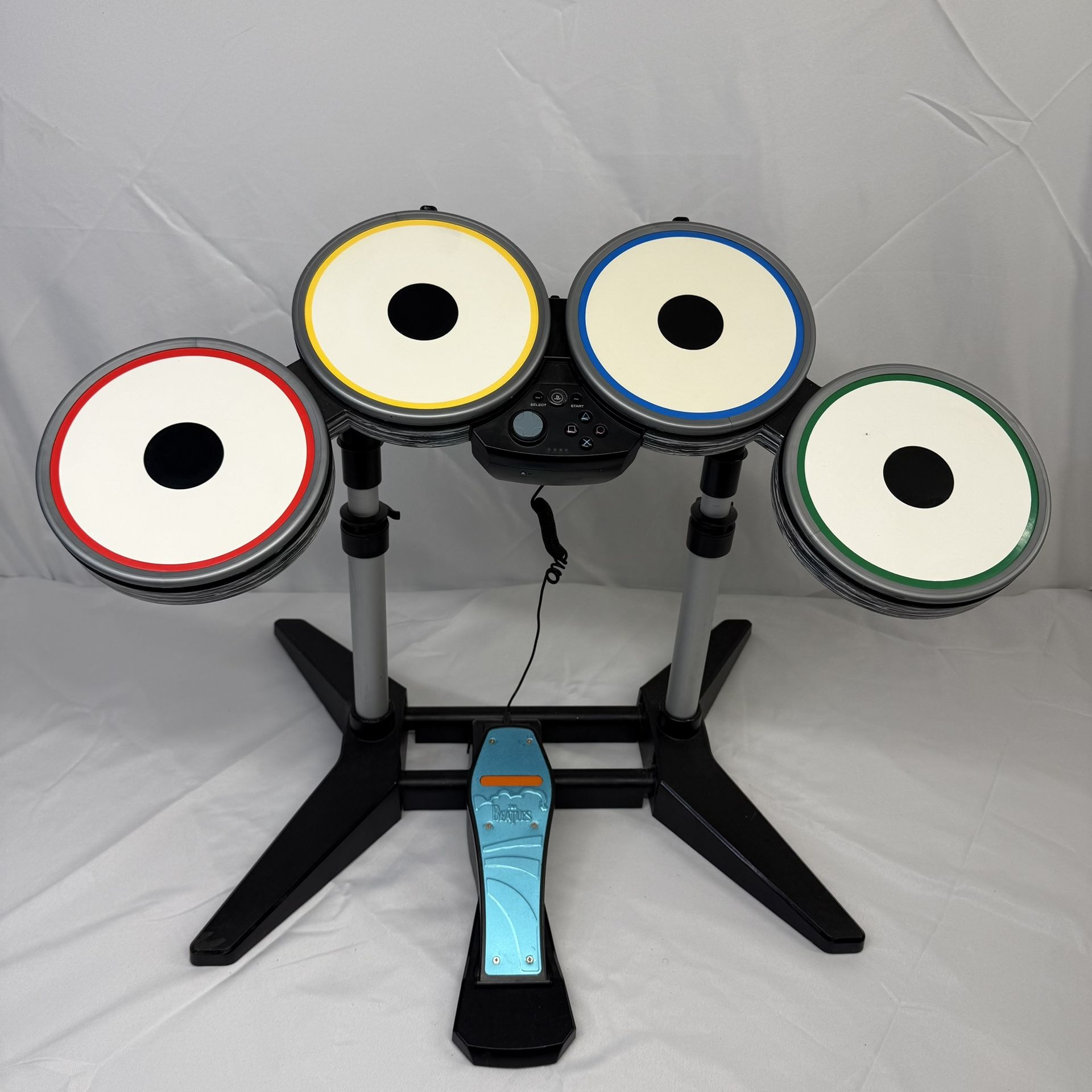 PS3 Beatles Rock Band Wireless Drum Set Harmonix Model PSDMS3 No Dongle