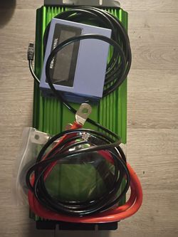New 5000 wattPower Inverter with Remote Control and Cables