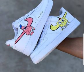 Nike Air Force 1 Spongebob Customs