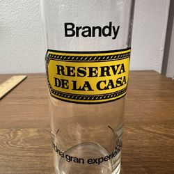 Vintage Brandy Glass Barware Reserva De La Casa 