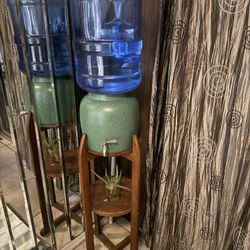 Plant Stand & Porcelain Dispenser Set, $75 OBO