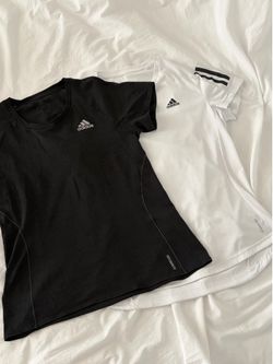 Adidas Own The Run Dri-Fit T-Shirts (Black & White)