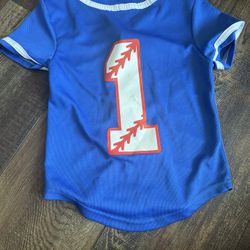 Baby Boys 1st Birthday Baseball Shirt Rookie of The One Year 
