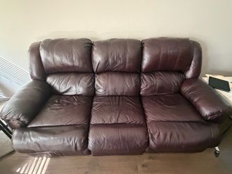 Reclining couch & 2 chairs
