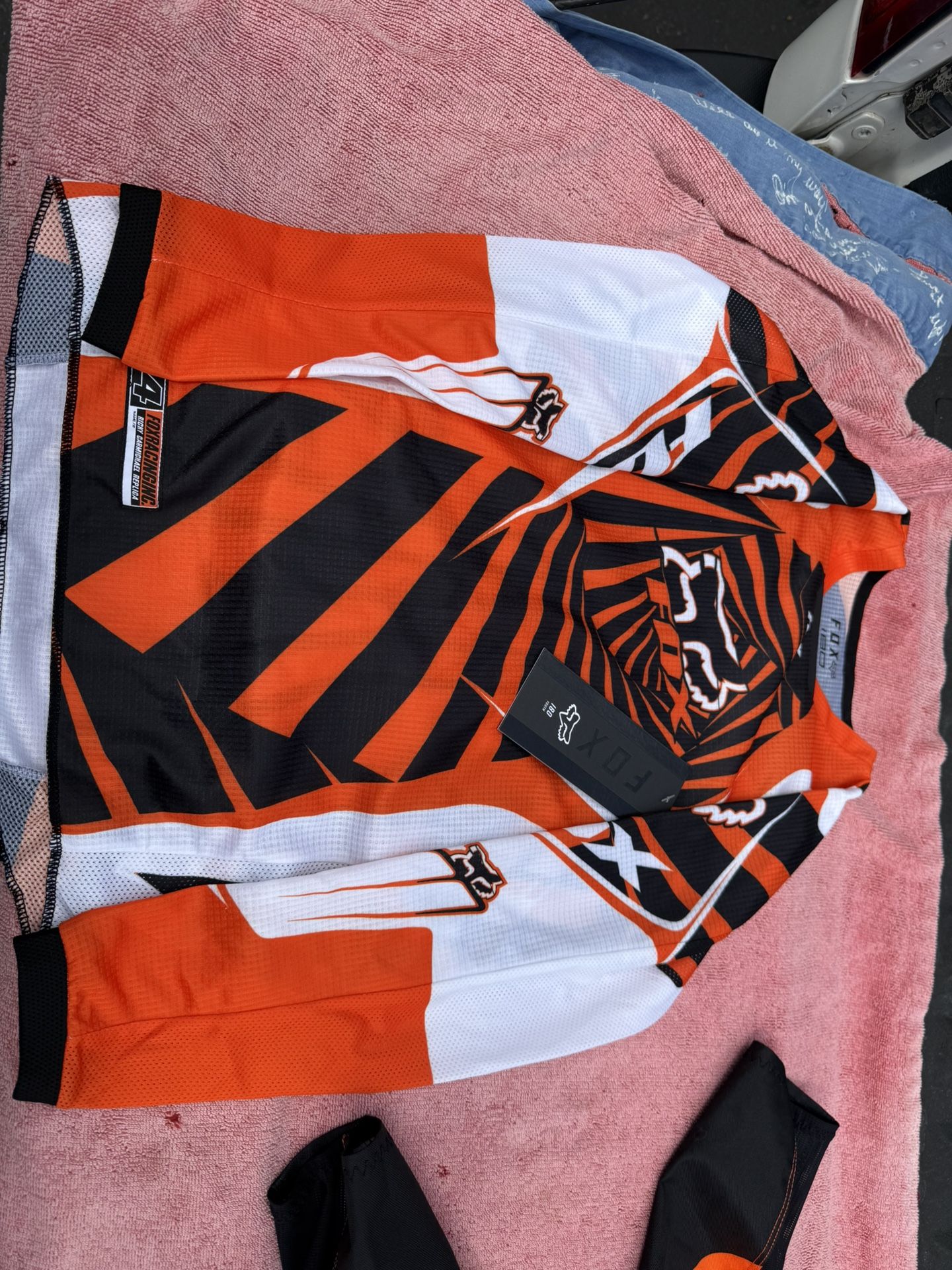 Kids Motorcycle Pants And Jersey