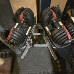 Bowflex 552 Adjustable Dumbbells With Stand 