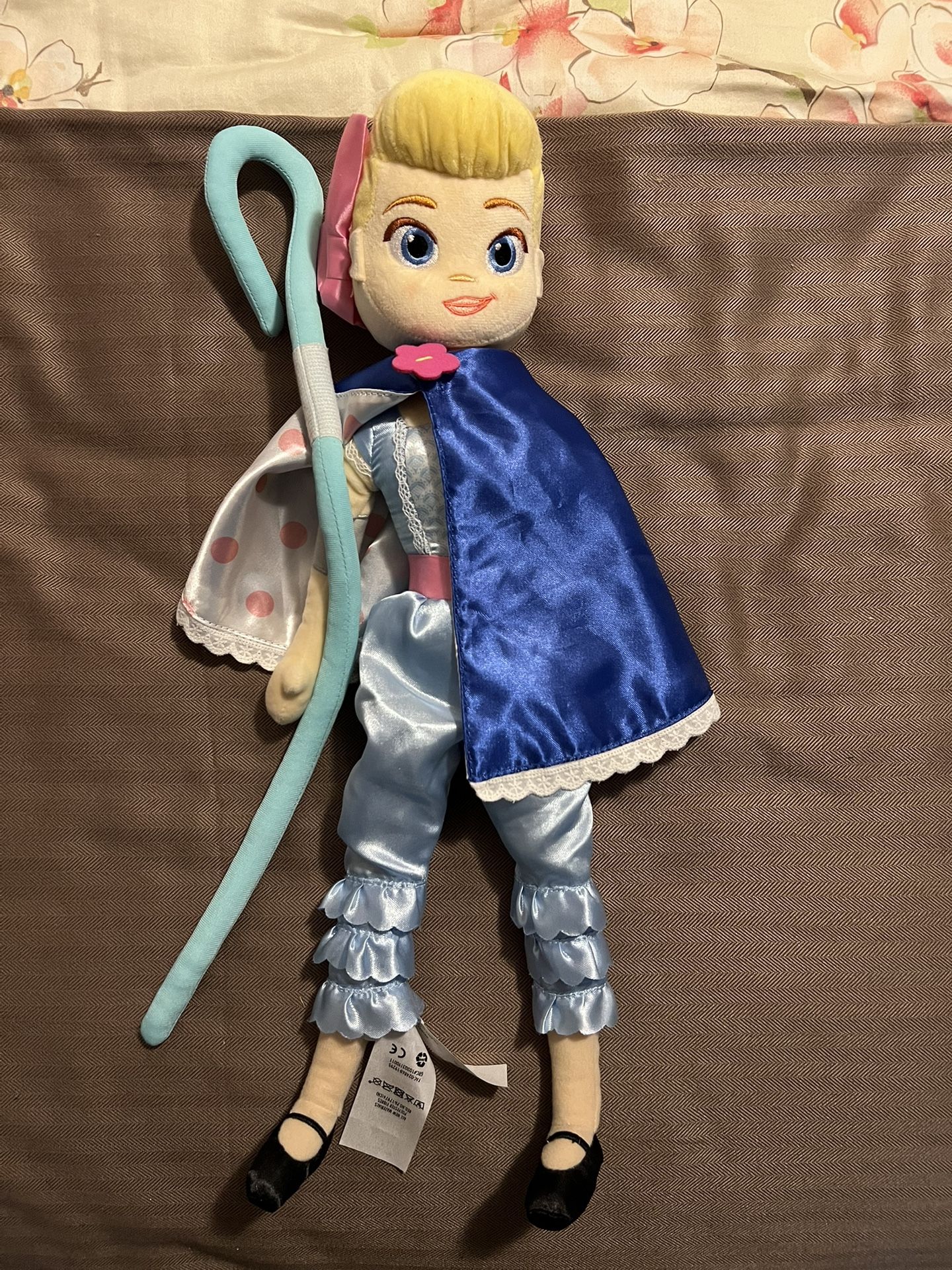 DISNEY STORE Toy Story 4 Bo Peep 19" Plush Doll w/Cape Stuffed Animal Toy