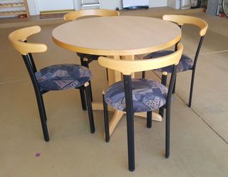 Kitchen table with four chairs