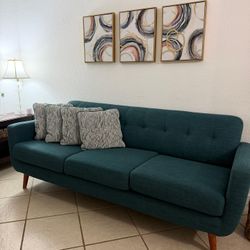 Fabric 3-piece Modular Sofa