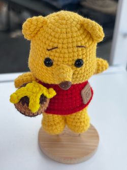 Winnie the Pooh Crochet Amigurumi Plush Figure