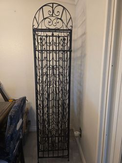 Wrought Iron Wine Rack