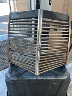 Vintage Chrome Car Front Grille