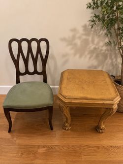 FREE Elegant Side Table and Chair