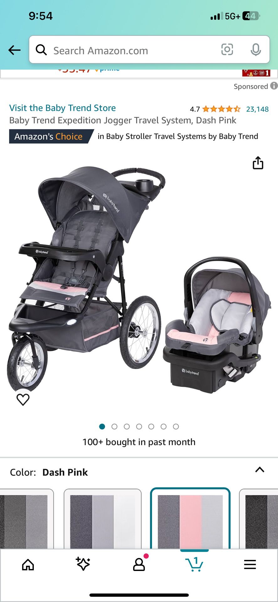 BabyTrend Car Seat Jogger Set Combo!!