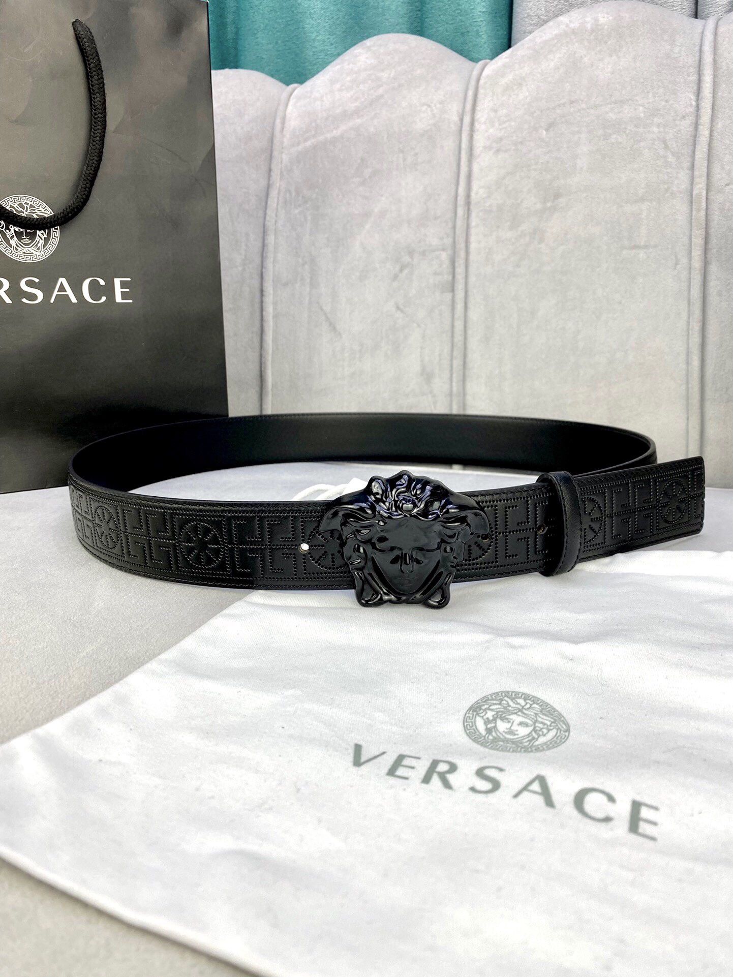 Versace Men’s Belt With Box 2025 New 