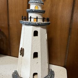 Lighthouse - key / beach badge hooks - coastal home decor