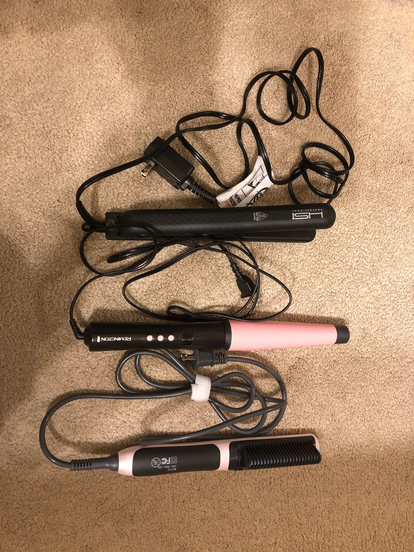 Multiple Hair Styling Tools