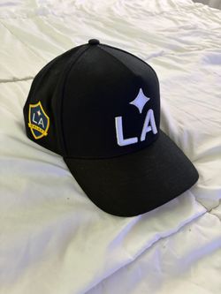 LA Galaxy MLS Black Snapback Hat