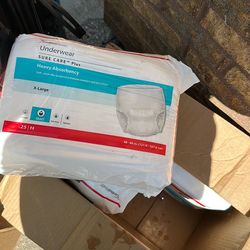 Underwear x-large 8 bags of 25