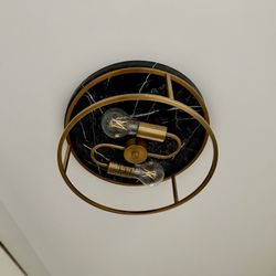 Flush-Mount Light Fixture - 13” In Diameter