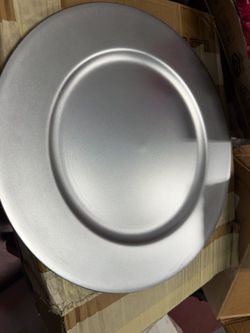 50 pcscharger plates silver 13 inch 📍$45