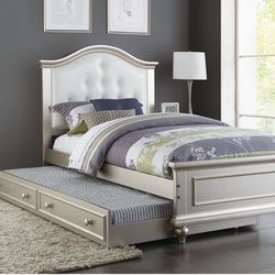 Twin / twin Bed Frame With Mattress Included
