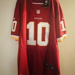 GRIFFIN 111 REDSKINS NEW JERSEY WITH SINGNITURE WITH TAGS SIZE 48 