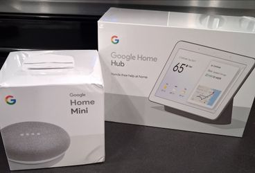 Google Home Hub and Mini Bundle