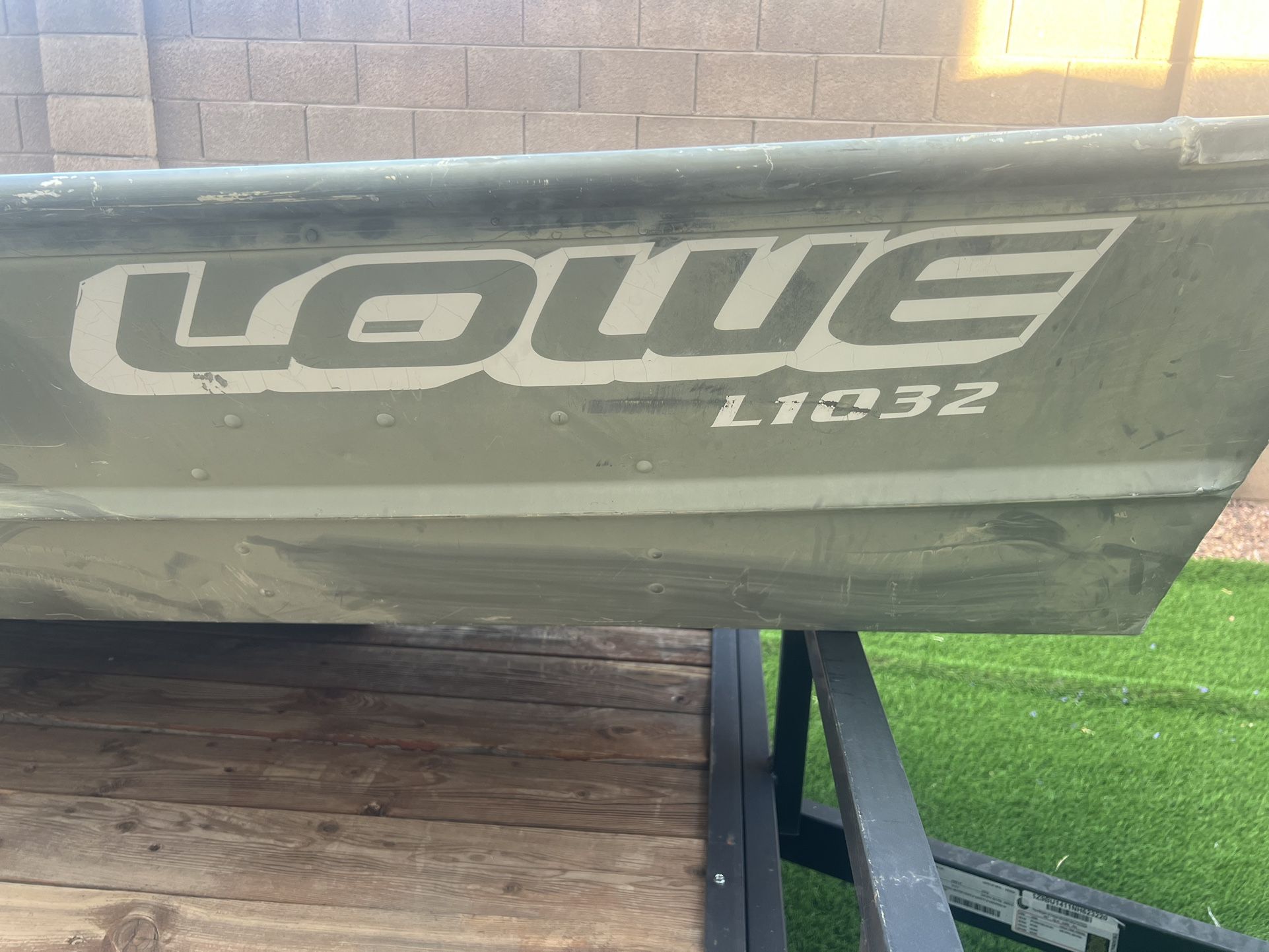 2007 Lowe 1032 Jon Boat