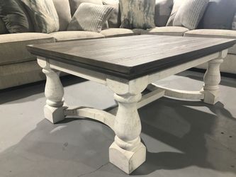 Brand New Rusitc coffee table by Ashley furniture