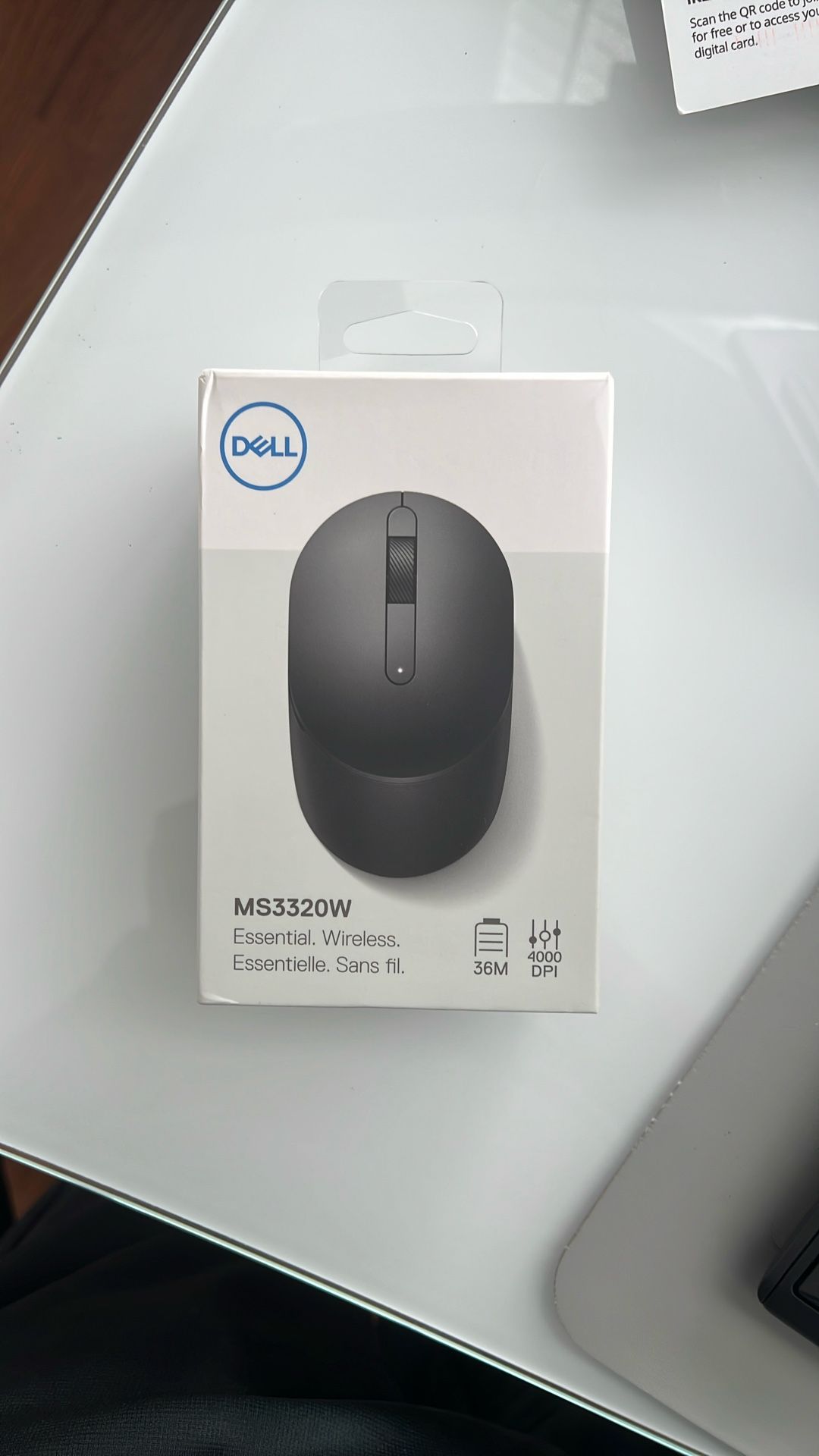Dell Mobile Wireless Mouse - MS3320W - Black