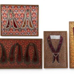 Framed Free Masons Ceremonial Sashes 