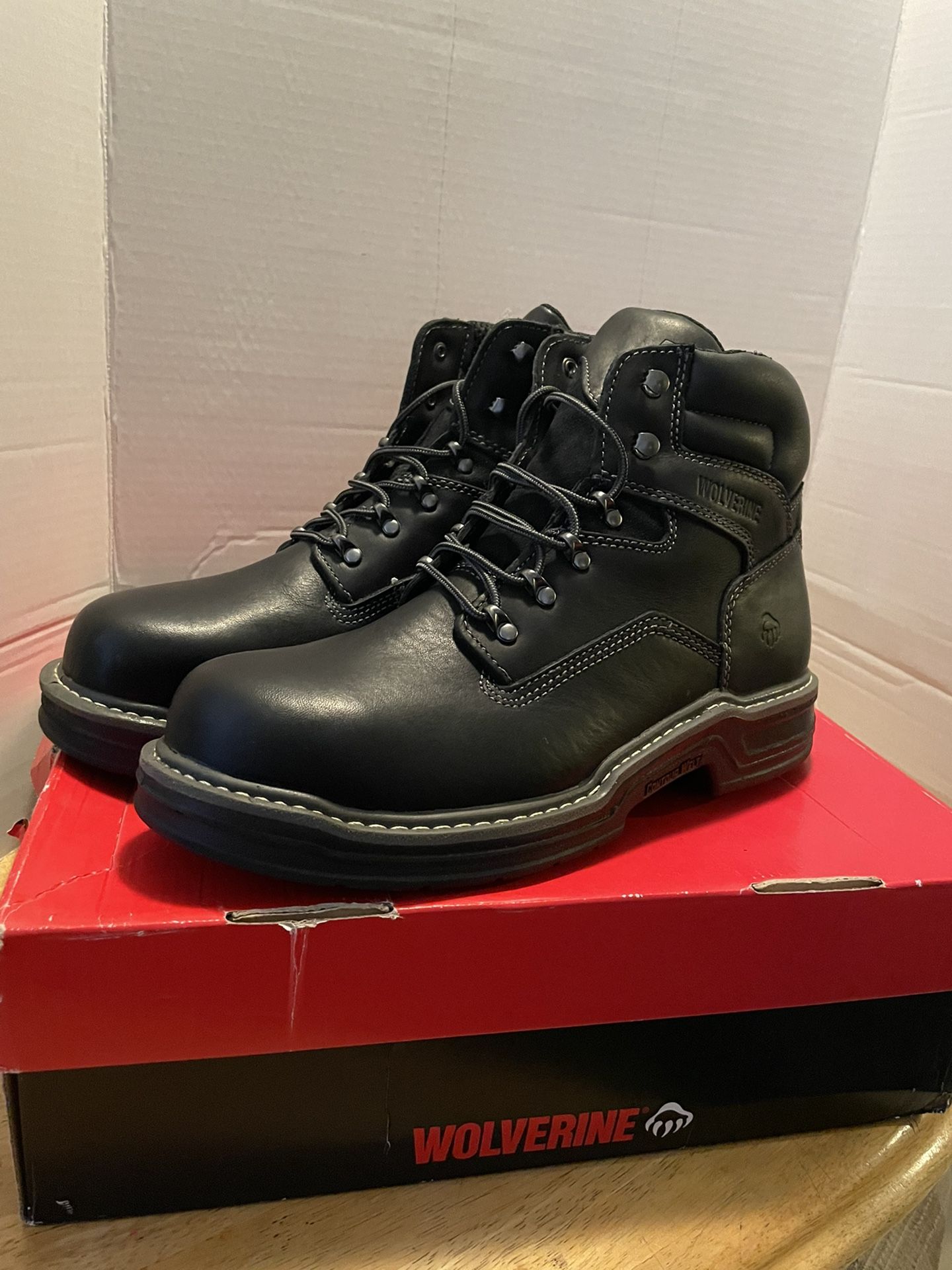 Wolverine Raider Steel Toe Work Boots Size 10.5