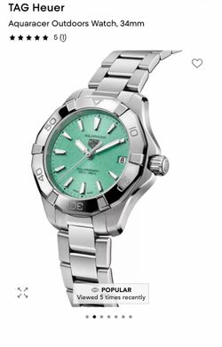 TAG Heuer Aquaracer Outdoors Watch 34mm
