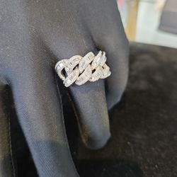 Big 10k White Gold  Diamond 1.30ct Si1 