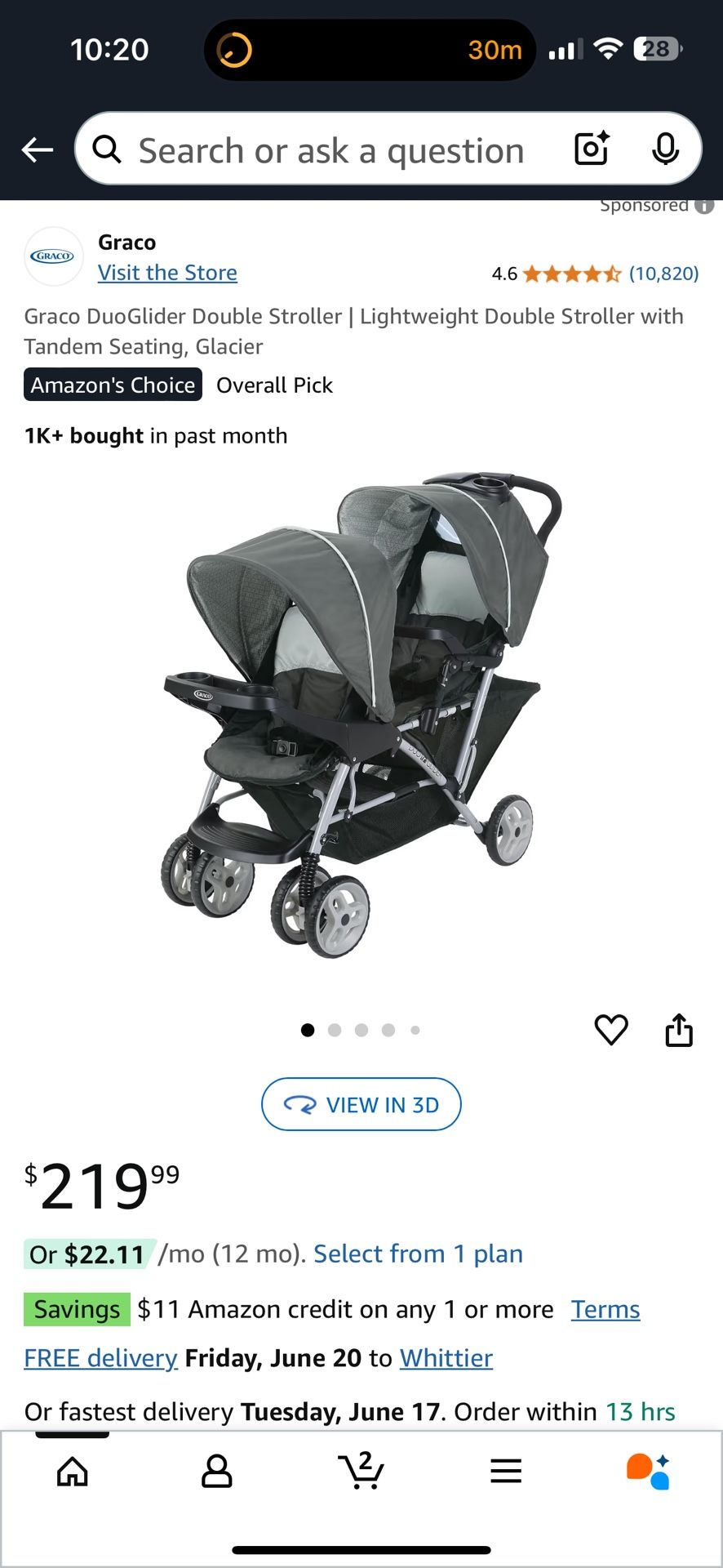 Double Stroller