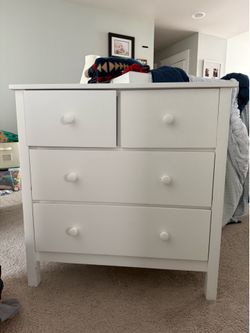 Land of Nod (Crate & Barrel) 4-Drawer Child’s Dresser 36” L x 17.75” D x 36.5” H