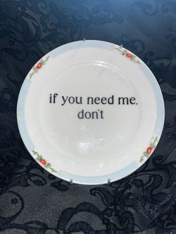 Ain’t your granny’s hanging plates