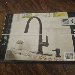Kitchen Faucet Black Matte 
