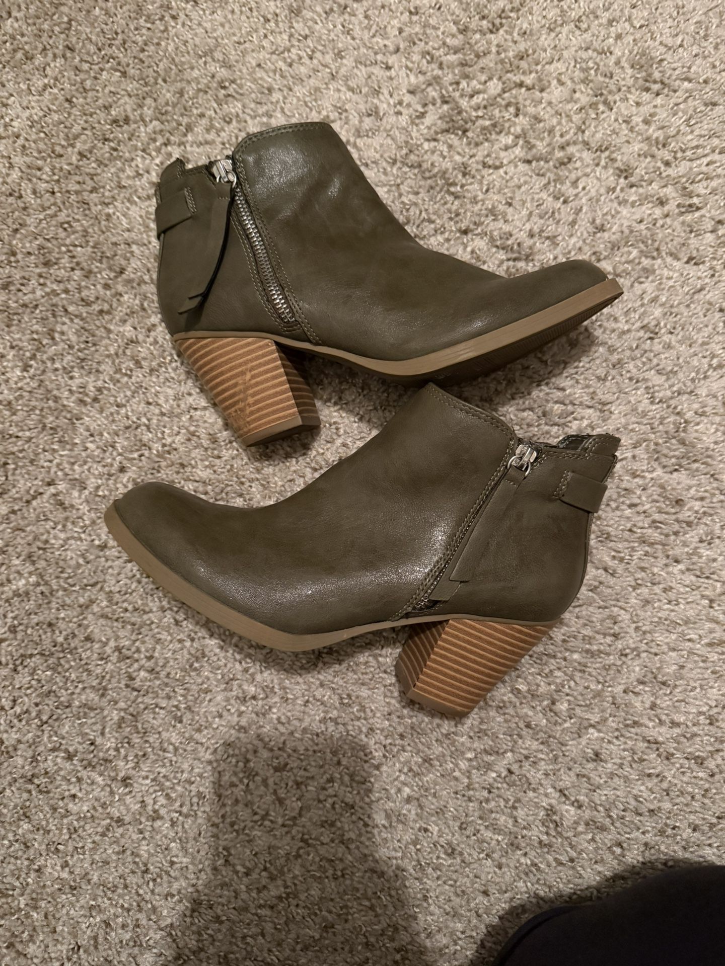 Olive Green Boots
