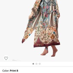 Womens Boho Kimono