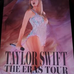 Taylor swift Eras tour Movie Poster