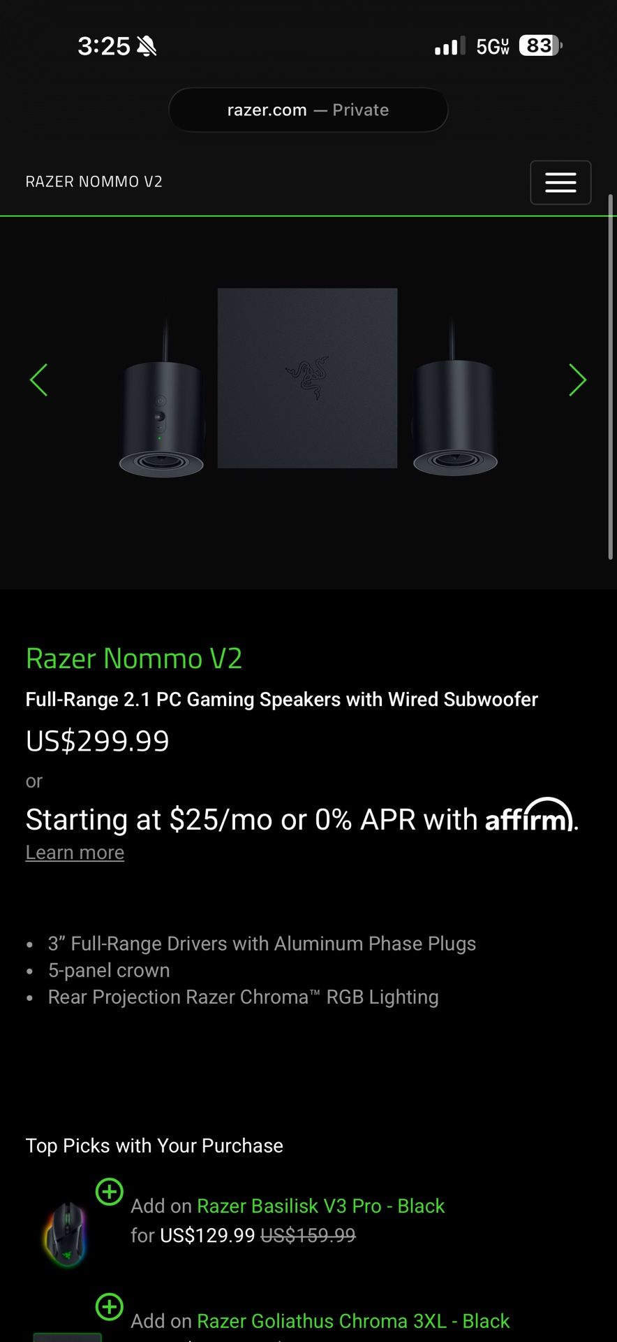 Razer Nommo V2