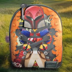 LOUNGEFLY DISNEY SABINE STAR WARS SPRAY PAINT MINI BACKPACK