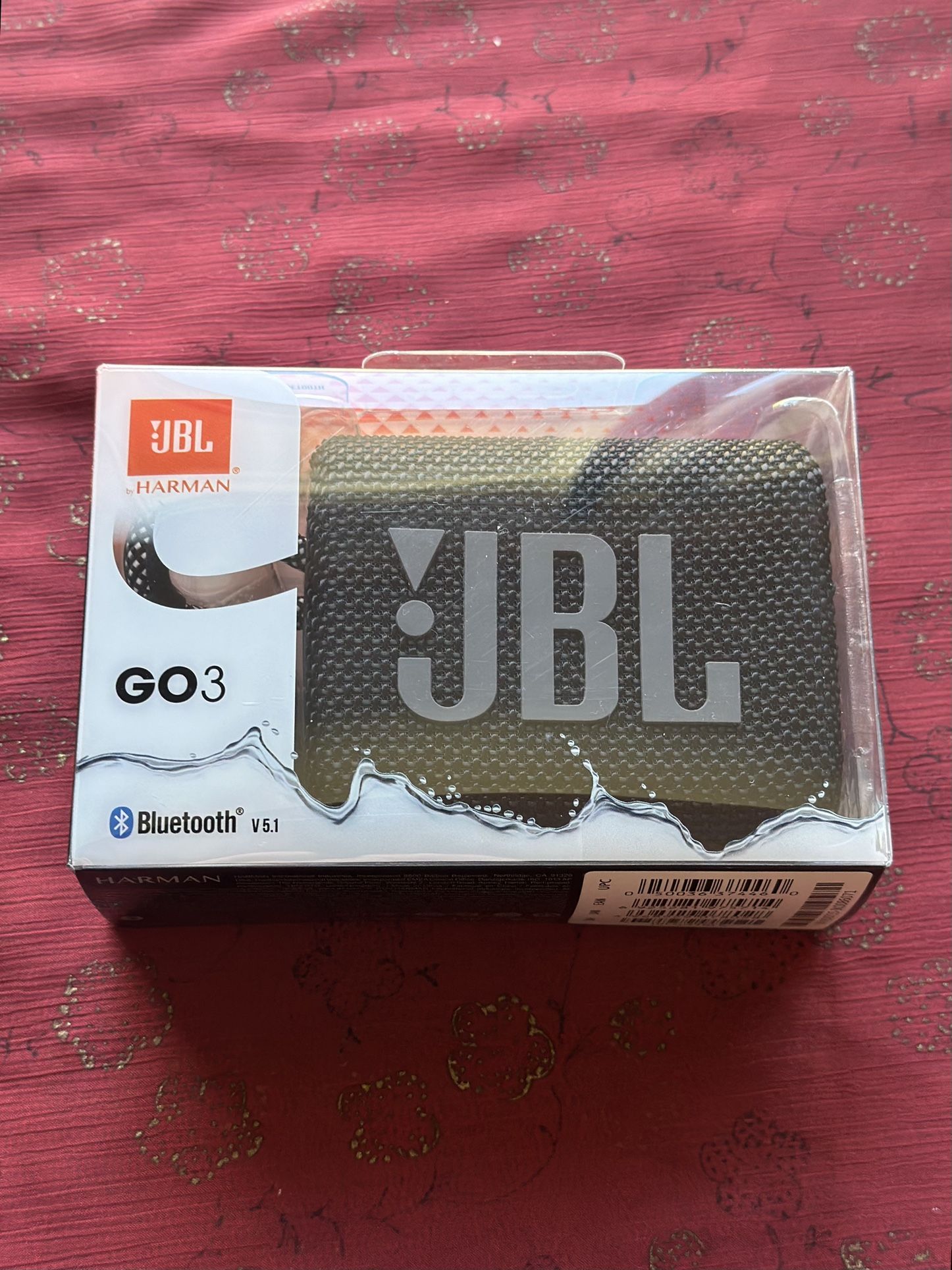 JBL GO 3 Wireless Portable Bluetooth Speaker Black