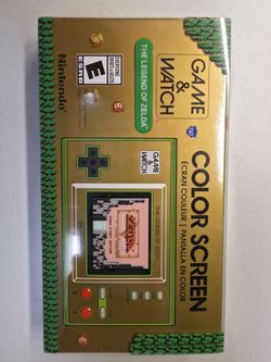 Nintendo Legend of Zelda Game and Watch