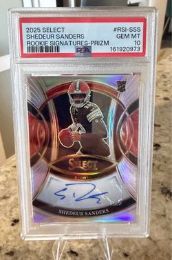 2025 SELECT #RSI-SSS SHEDEUR SANDERS Rookie Autograph - PSA 10