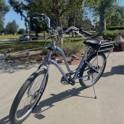 Electra Townie Go! 7D Step-Thru (blue) Ebike/Electric Bike